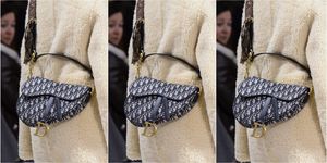 Dior saddle bag Paris AW18