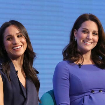 Meghan Markle and Kate Middleton blue dresses