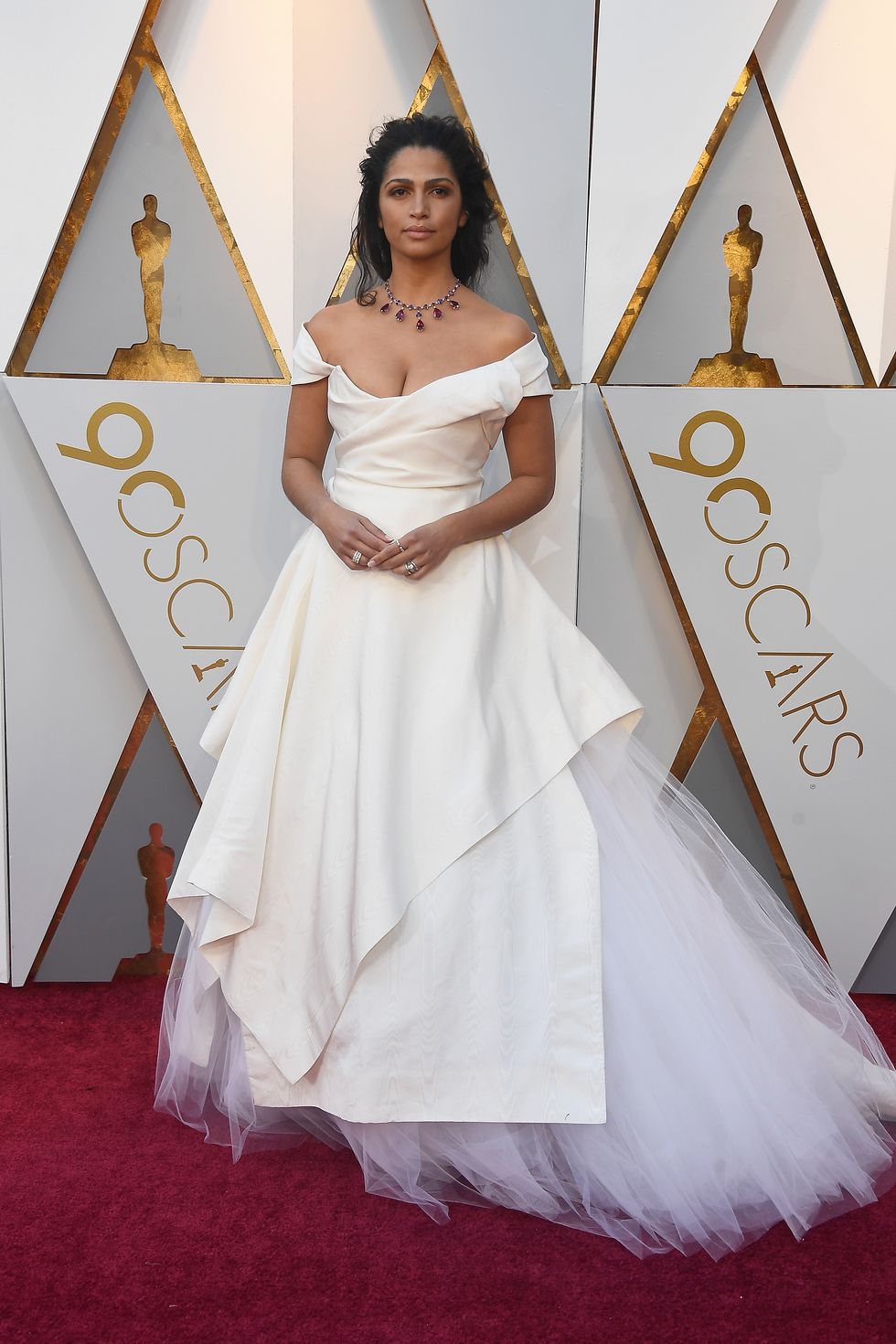 Celebrities Who Wore White On The Oscars 2018 Red Carpet