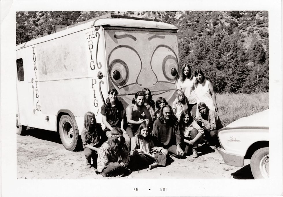 This is the bread truck that my family drove around in when we dropped out | ELLE UK