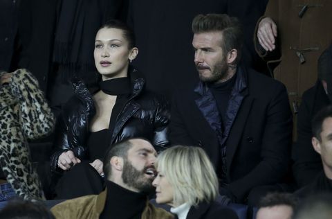 Bella Hadid And David Beckham Are Hanging Out In Paris And