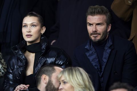 Bella Hadid And David Beckham Are Hanging Out In Paris And