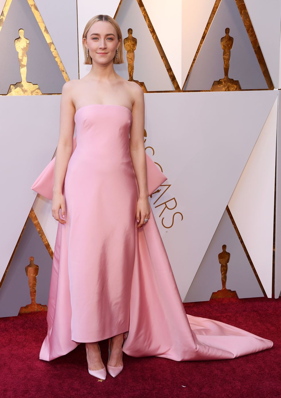Mandatory Credit: Photo by David Fisher/REX/Shutterstock (9446173gj)Saoirse Ronan90th Annual Academy Awards, Arrivals, Los Angeles, USA - 04 Mar 2018