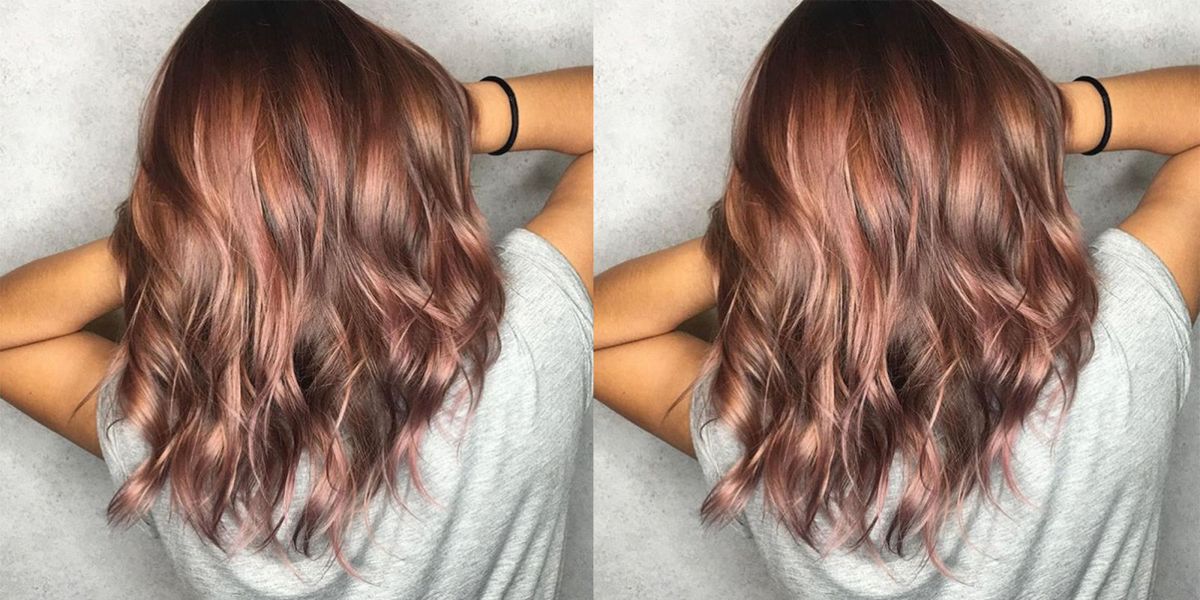 Rose Brown Hair Is The 2018 Pastel Hair Trend That's Brunette Friendly
