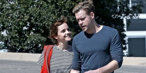 Emma Watson Looks Delightfully Happy Whilst Holding Hands