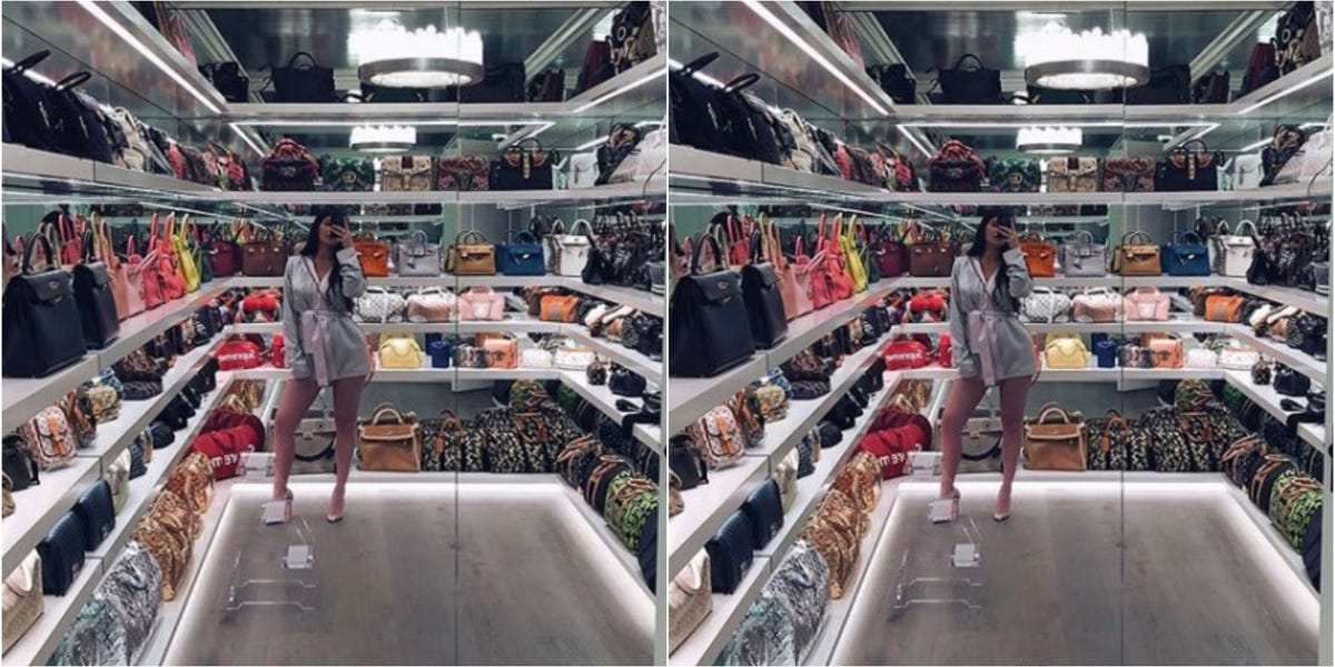 How Much Are All Of Those Handbags Worth In Kylie Jenner's Closet?