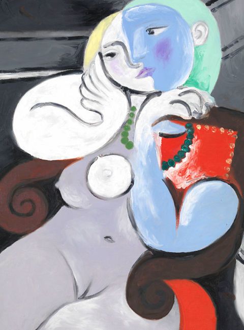 Picasso Nude Woman in Red Armchair, 1932, Oil paint on canvas