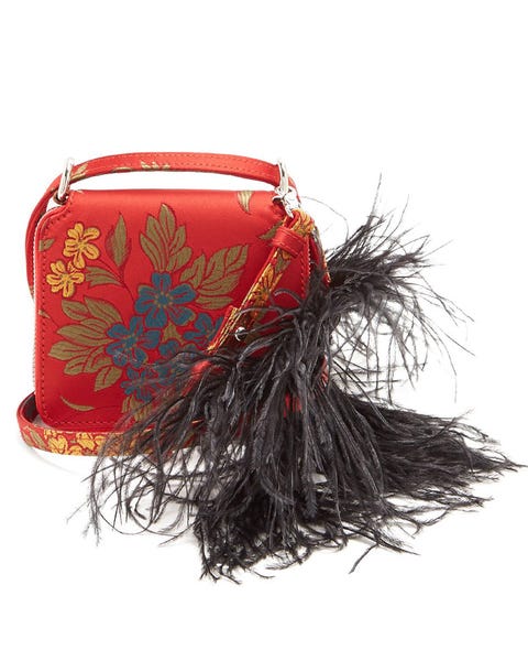 We Want These Y Tiny Bags Right Now Marques Almeida Feather Cross Body Bag
