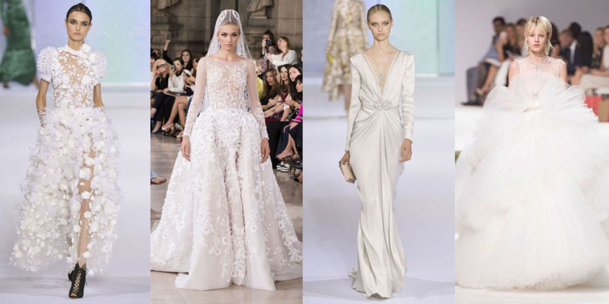 buitengewoon mooie bruidsjurken van Parijs Couture Week