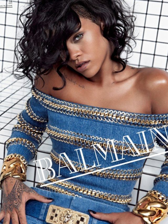 Hot!-Rihanna-voor-Balmain