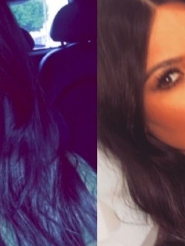 Kim-Kardashian-nam-een-selfie-met-haar-lookalike