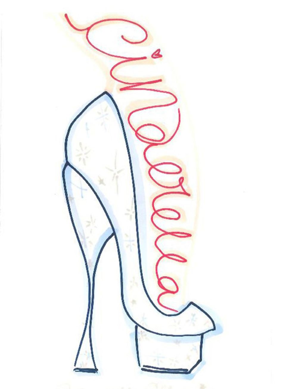 Font, Artwork, Foot, Drawing, Dancing shoe, Musical instrument accessory, Bridal shoe, Handwriting, 