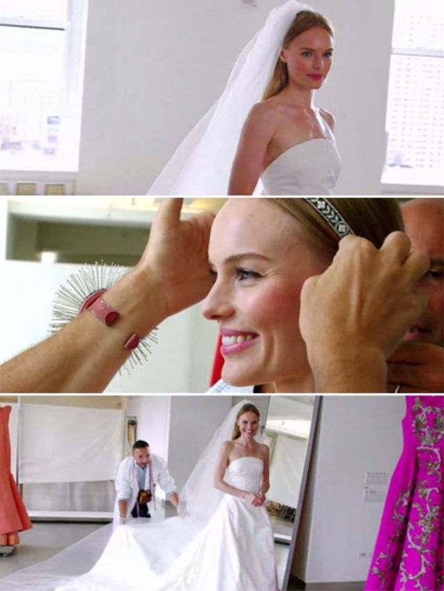 Video!-Kate-Bosworth-over-haar-Oscar-de-la-Renta-bruidsjurk