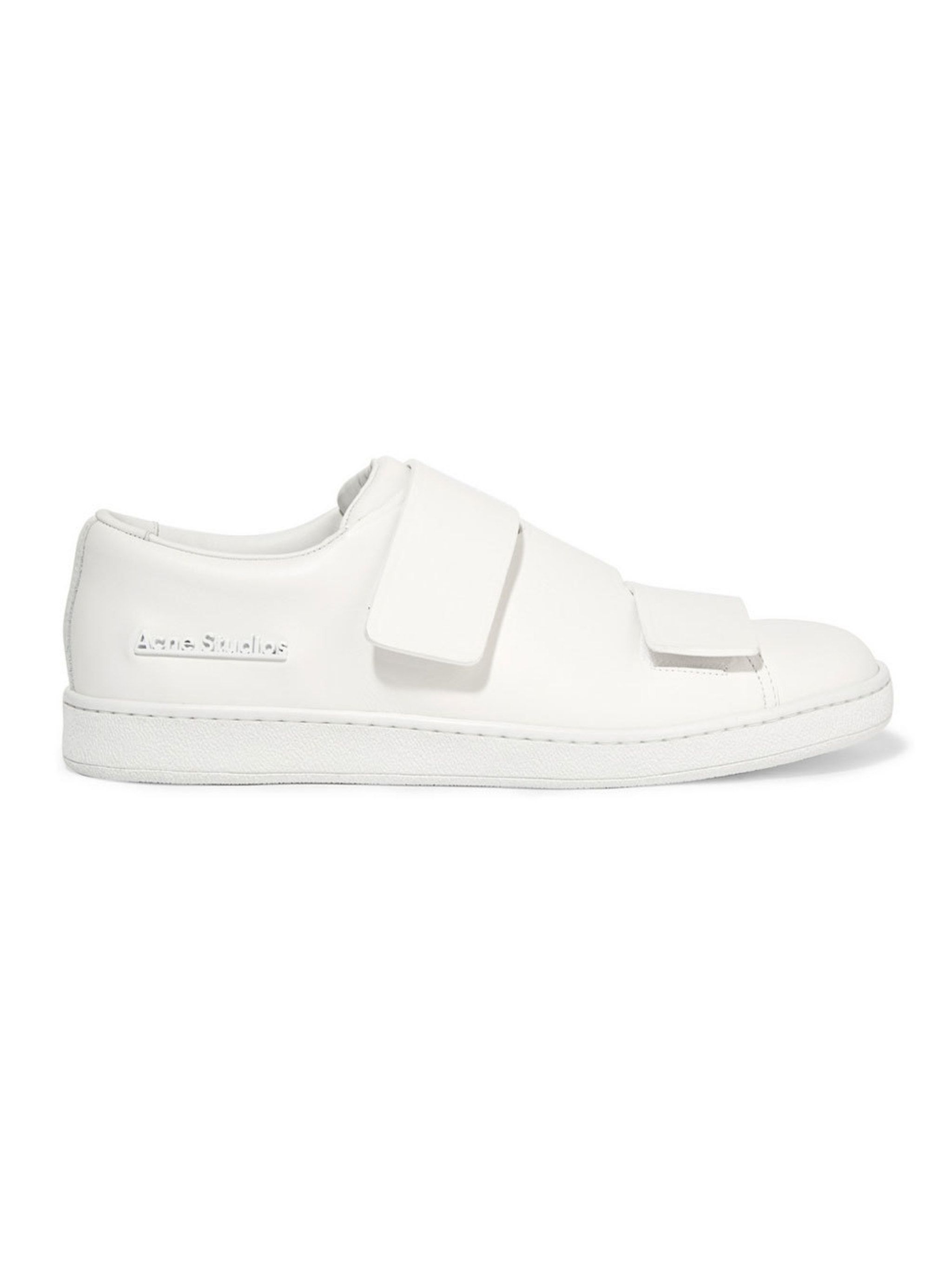 Witte discount sneakers klittenband