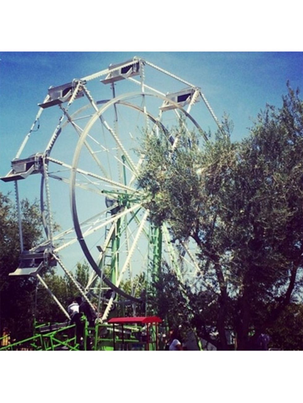 Nature, Ferris wheel, Photograph, Public space, Amusement ride, Summer, Landmark, Amusement park, Sunlight, World, 