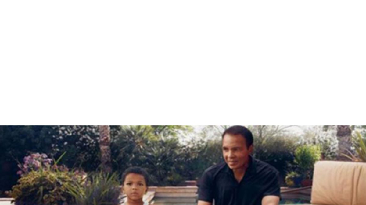Muhammad Ali Does Louis Vuitton Ad with Grandson