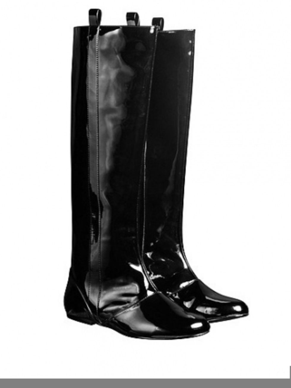 Boot, Black, Leather, Knee-high boot, Riding boot, Motorcycle boot, 