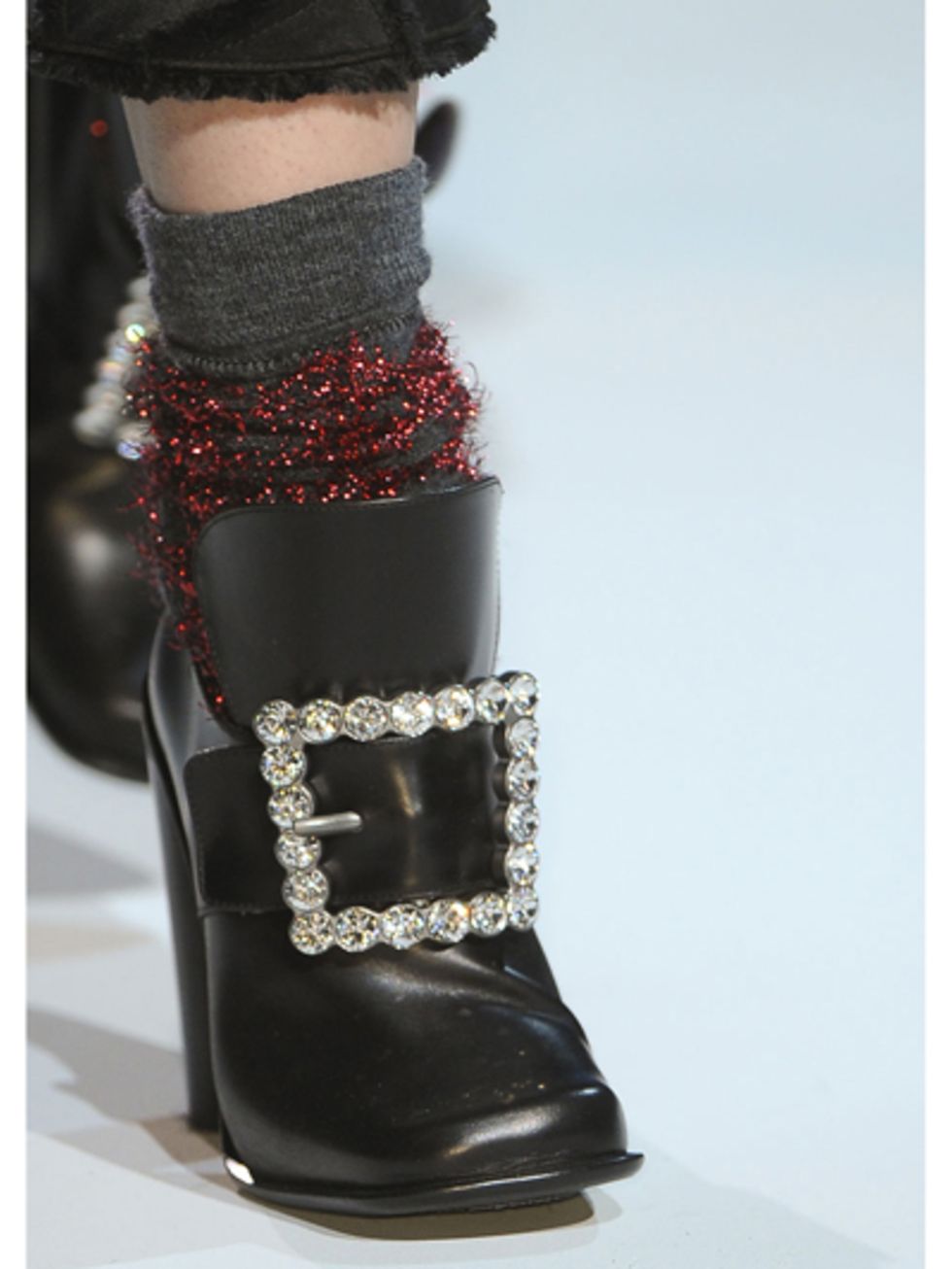Shoe, Boot, Costume accessory, Fashion, High heels, Natural material, Leather, Fashion design, Sock, Silver, 