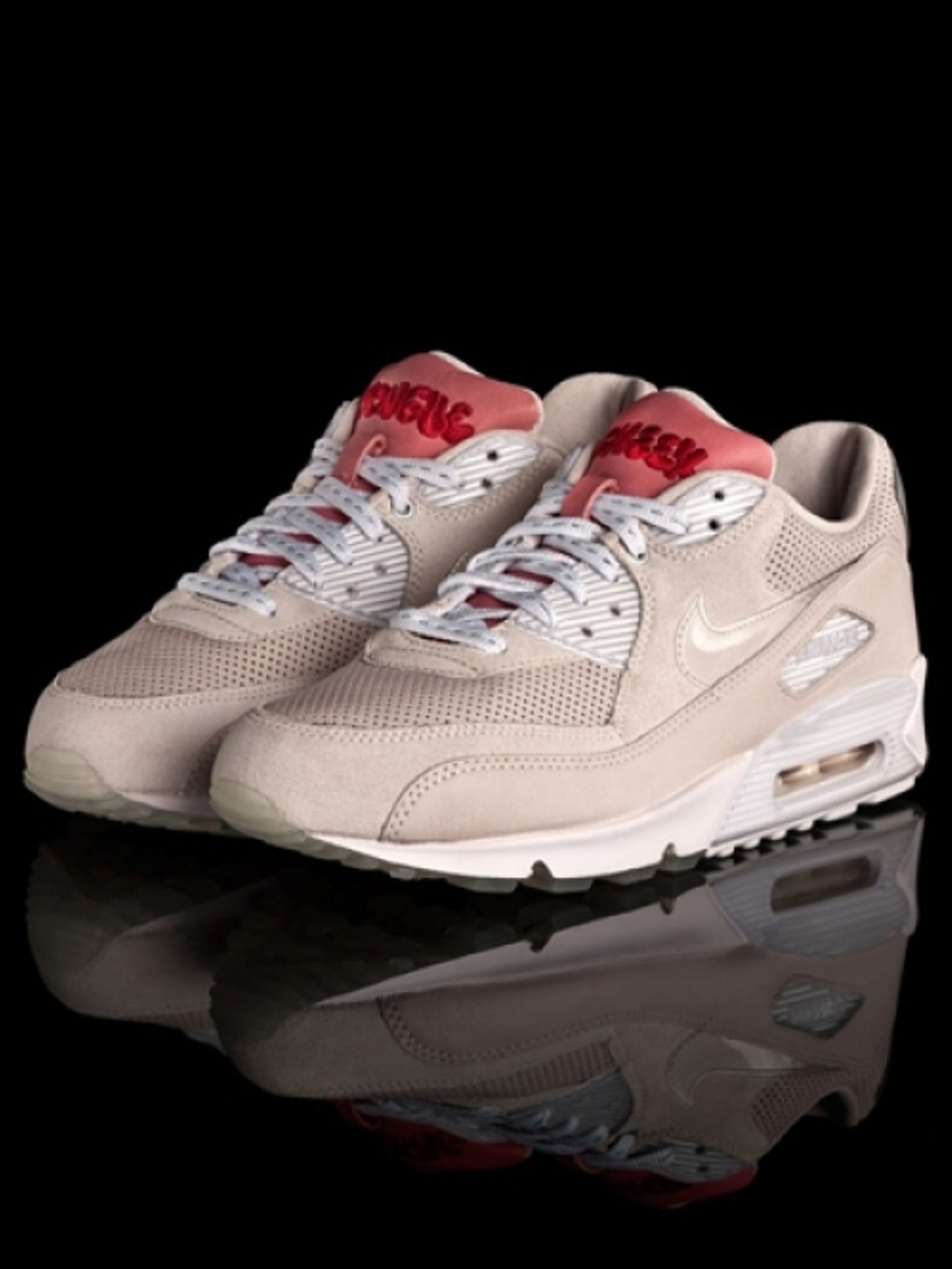 Air max 90 tongue n outlet cheek