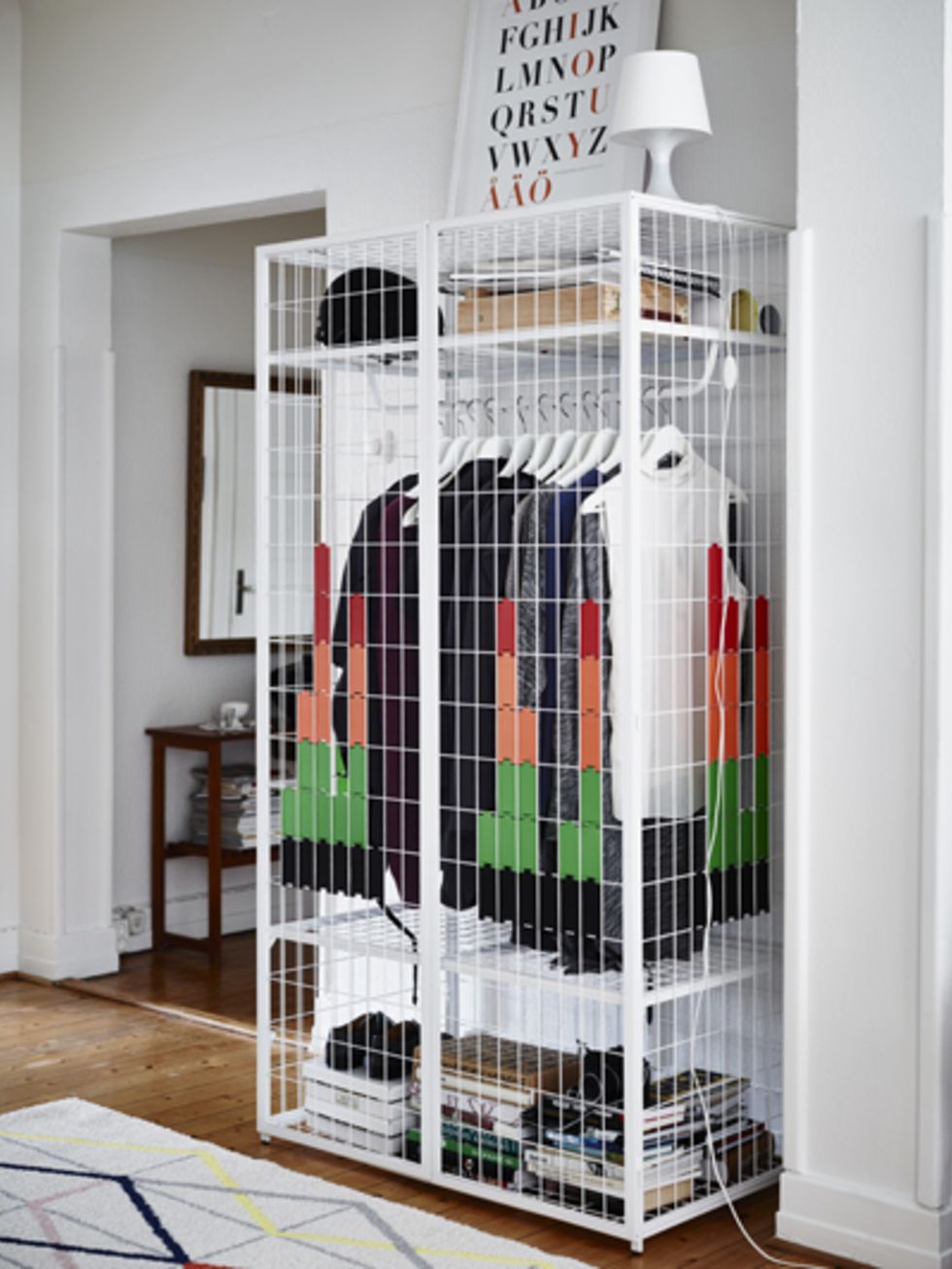 Product, Room, Cage, Interior design, Shelving, Pet supply, Bird, Shelf, 