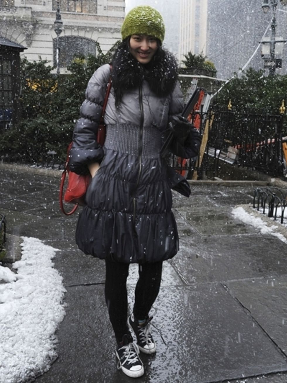 Winter, Freezing, Outerwear, Style, Street fashion, Jacket, Snow, Leather, Precipitation, Winter storm, 