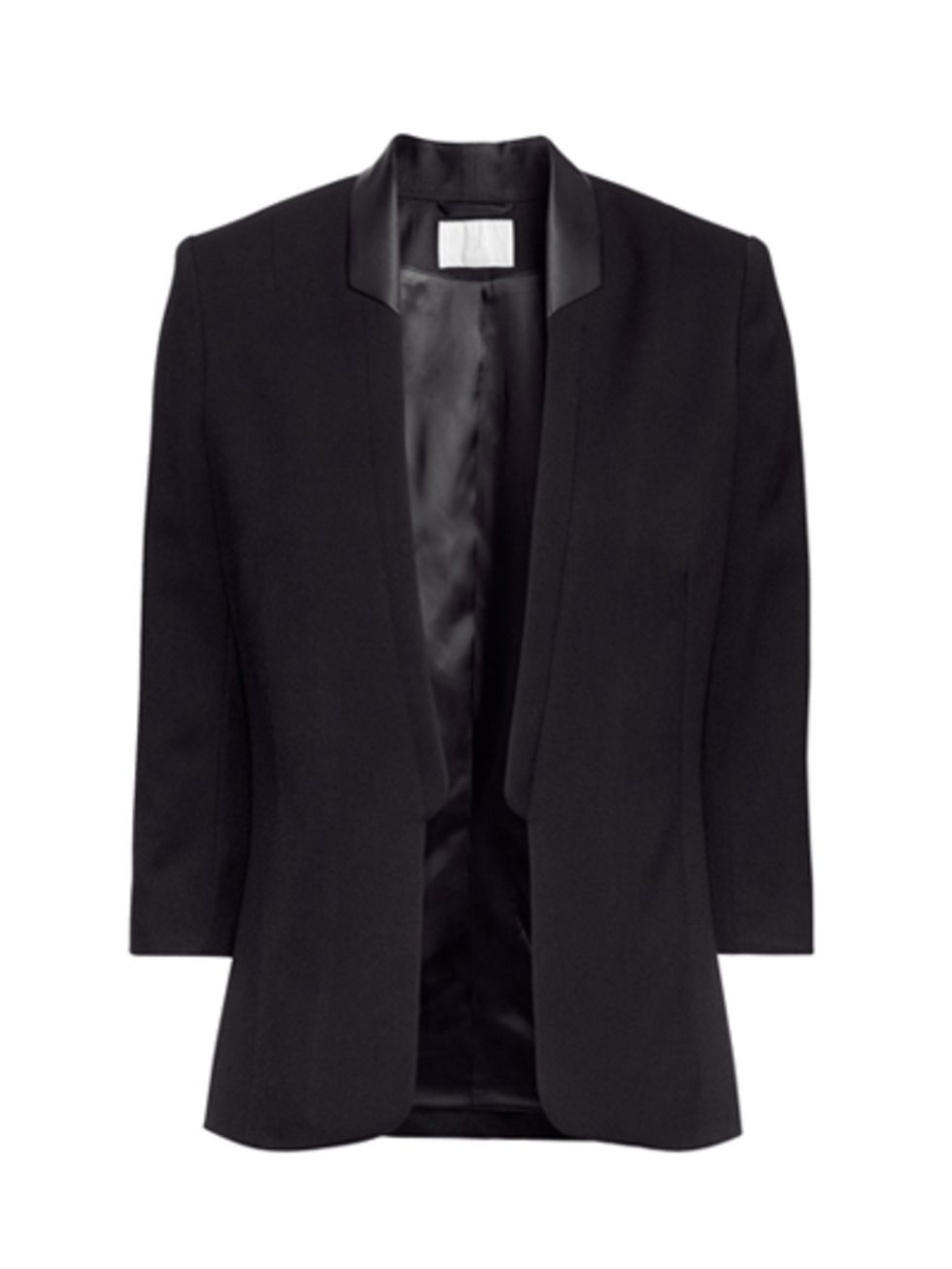 Clothing, Coat, Collar, Sleeve, Textile, Outerwear, Blazer, Fashion, Black, Grey, 