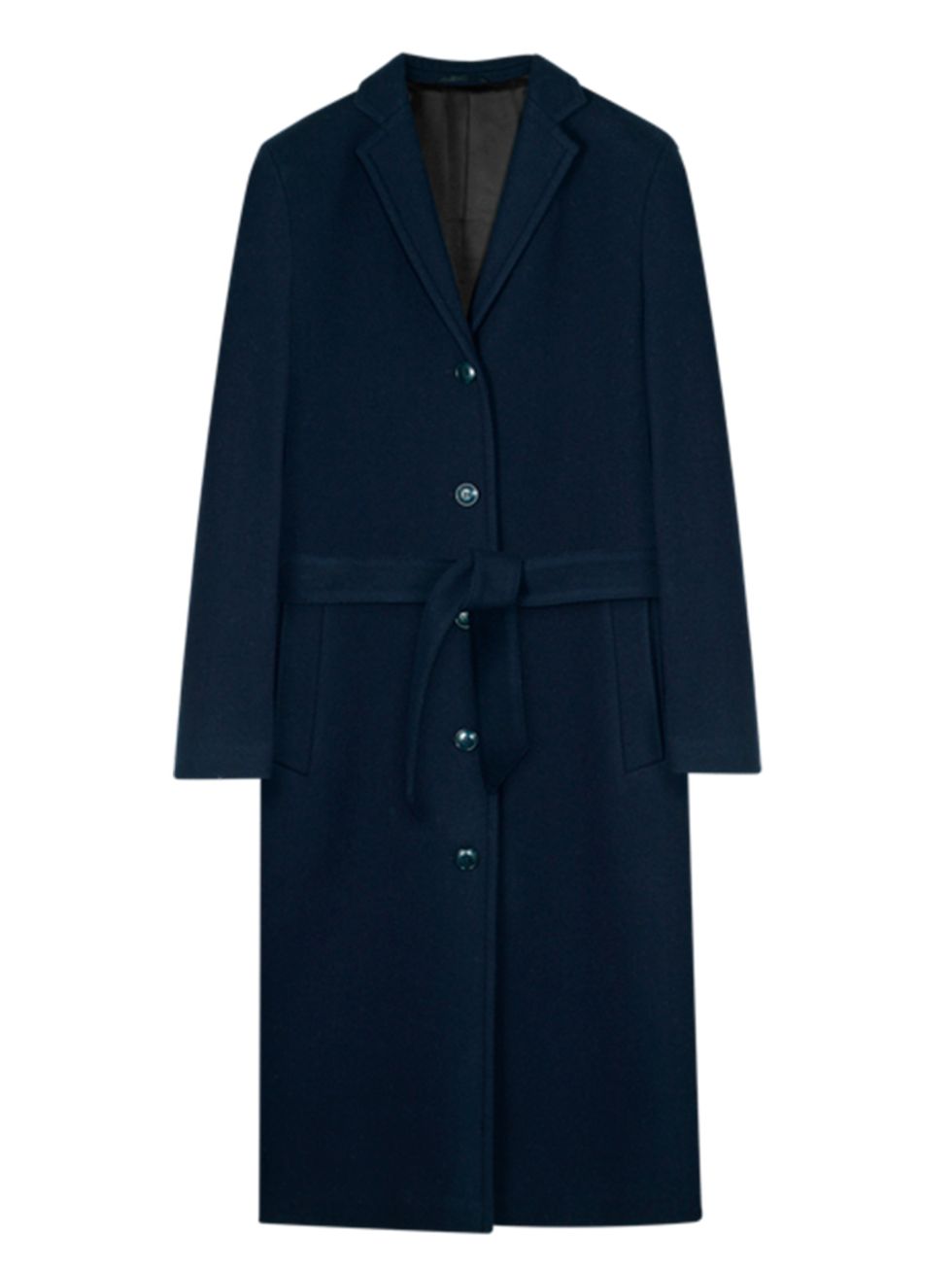 Coat, Collar, Sleeve, Textile, Outerwear, Standing, Blazer, Uniform, Electric blue, Fashion, 