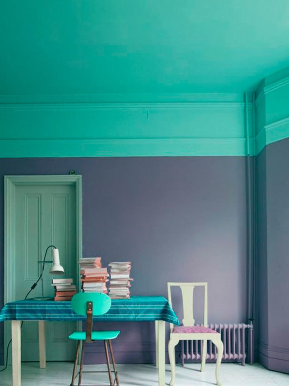 Green, Room, Furniture, Teal, Turquoise, Ceiling, Wall, Floor, Aqua, Interior design, 