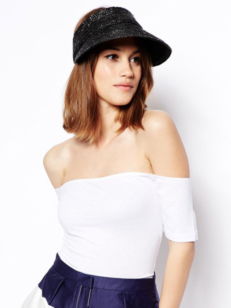 Clothing, Sleeve, Skin, Human body, Shoulder, Hat, Textile, Joint, White, Elbow, 