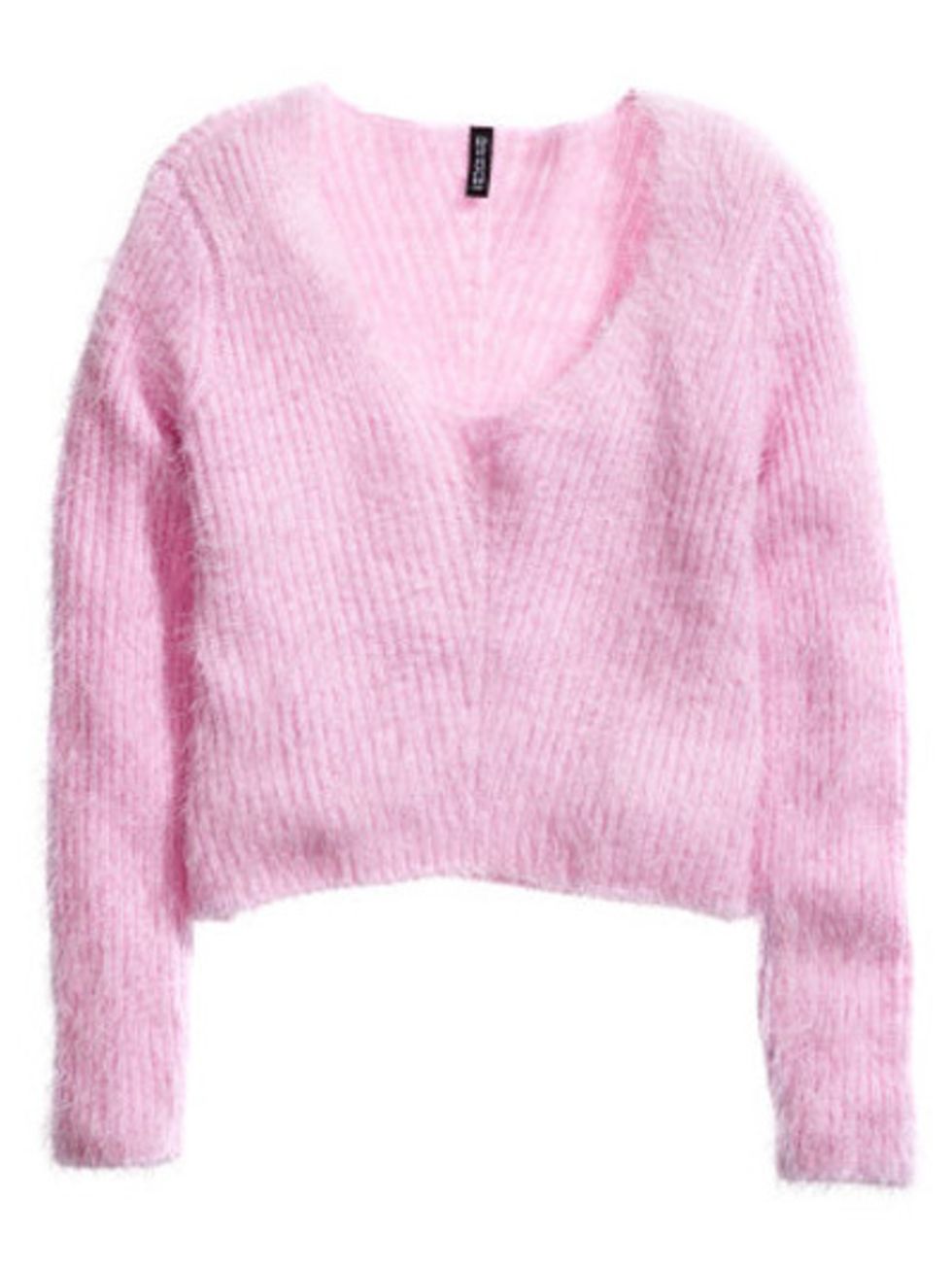 Product, Sweater, Sleeve, Collar, Textile, Pattern, Outerwear, White, Pink, Wool, 