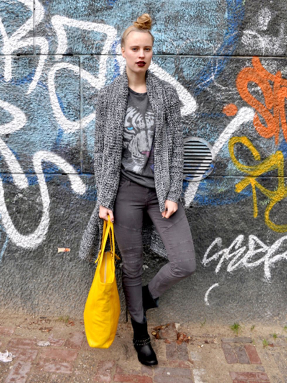 Clothing, Trousers, Outerwear, Style, Coat, Street fashion, Graffiti, Bag, Jacket, Cool, 