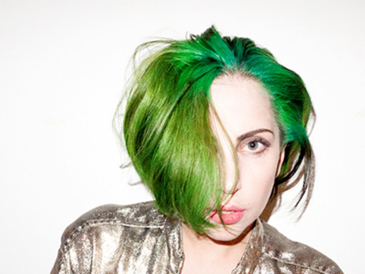 stimuleren tempo Is aan het huilen Lady Gaga heeft nu dus groen haar