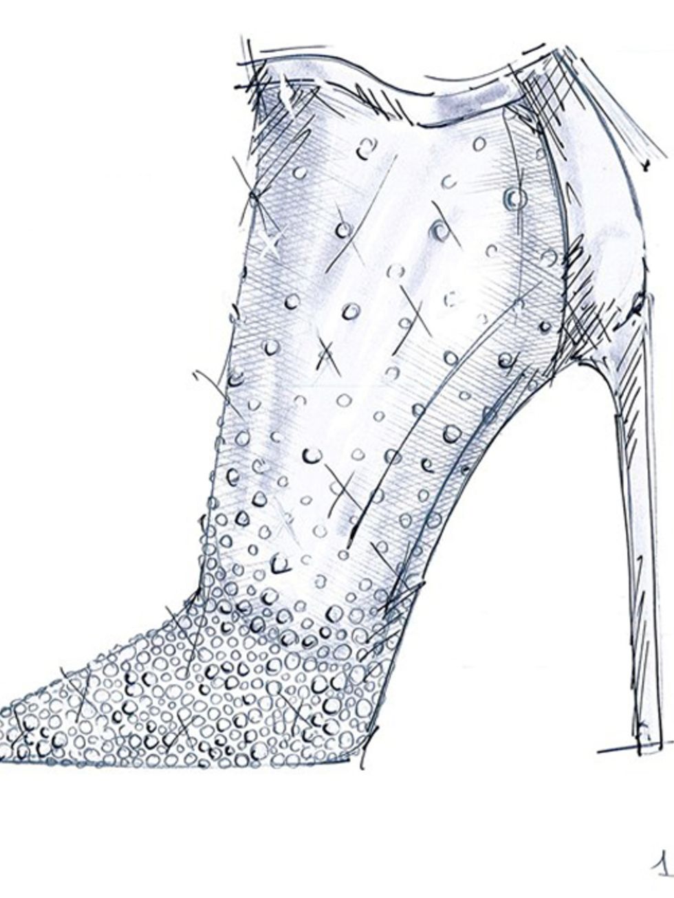 Foot, Illustration, Sandal, Drawing, High heels, Ankle, Bridal shoe, 