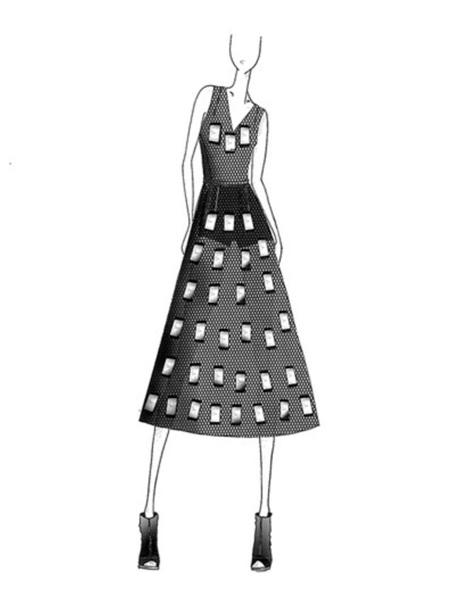 Elie-Tahari-heeft-een-jurk-van-iPhones-!-gemaakt