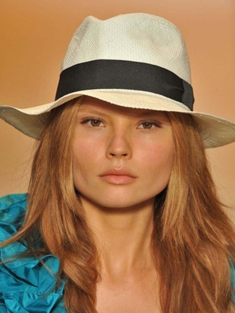 Nose, Lip, Mouth, Brown, Hat, Hairstyle, Skin, Chin, Headgear, Fashion accessory, 
