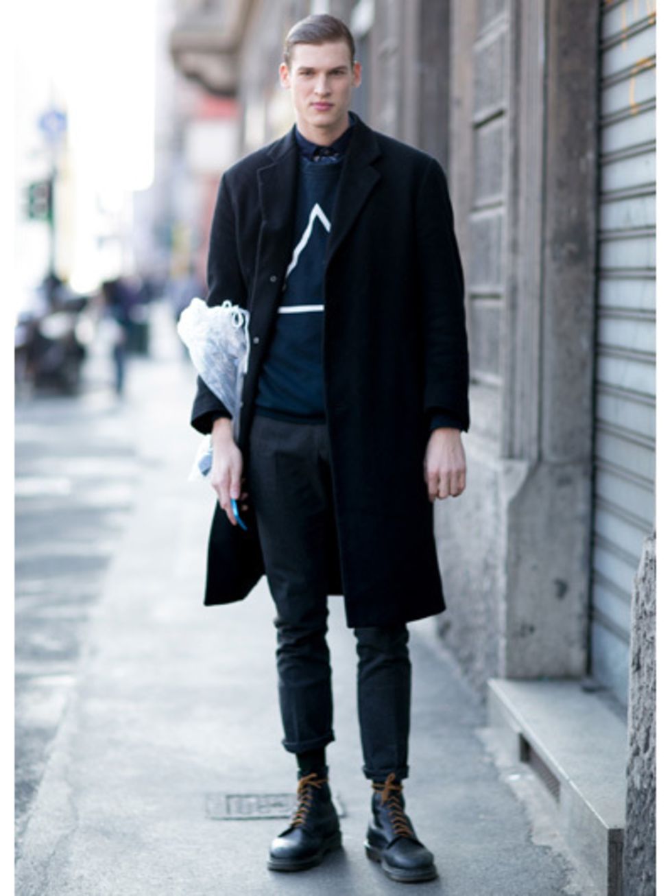 Clothing, Sleeve, Collar, Textile, Outerwear, Coat, Style, Street fashion, Winter, Knee, 