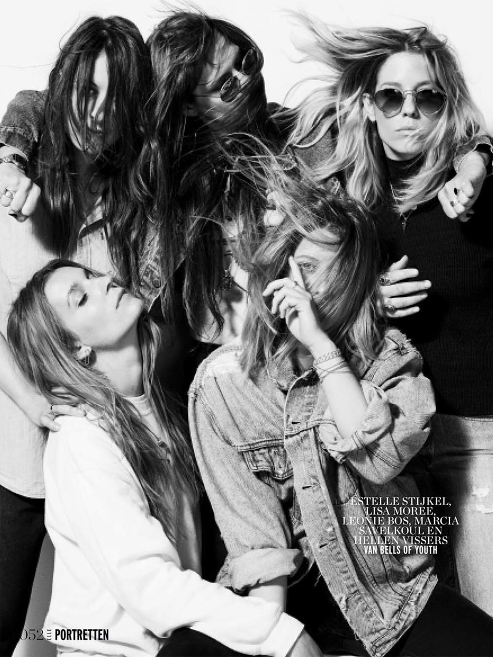 Hair, Face, Arm, Mouth, People, Social group, Sunglasses, Style, Youth, Long hair, 