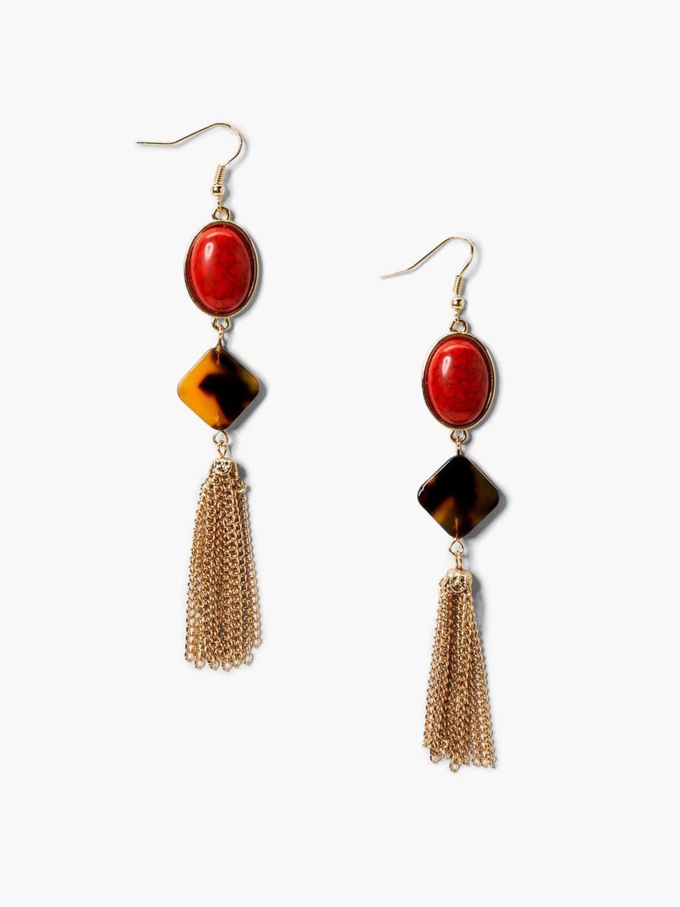 Product, Earrings, Red, Fashion accessory, Amber, Natural material, Fashion, Maroon, Body jewelry, Beige, 