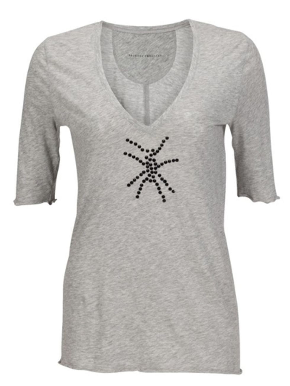 Sleeve, Joint, White, Neck, Pattern, Grey, Active shirt, Arthropod, Symbol, Insect, 