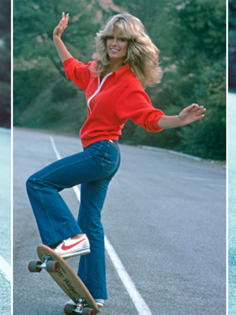 senorita cortez nike farrah fawcett
