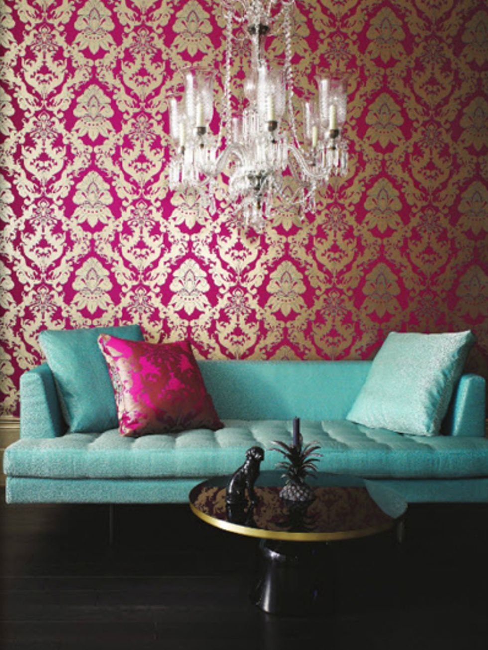 Blue, Room, Interior design, Green, Textile, Furniture, Wall, Pink, Teal, Interior design, 