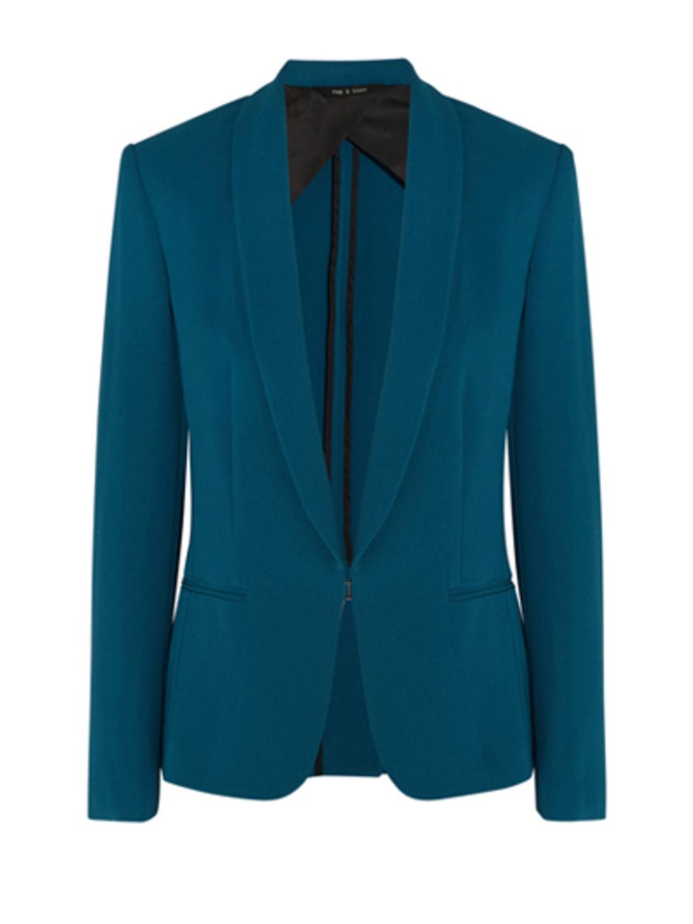 Clothing, Blue, Coat, Collar, Sleeve, Textile, Outerwear, Formal wear, Blazer, Electric blue, 
