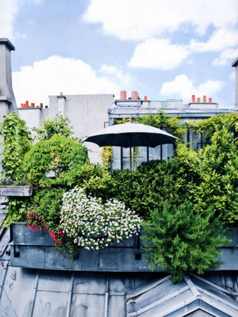 Roof, Cumulus, Balcony, 