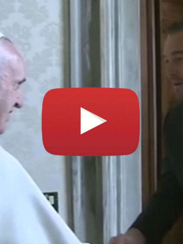 Zie-hier-hoe-Leonardo-DiCaprio-Italiaans-praat-met-de-Paus