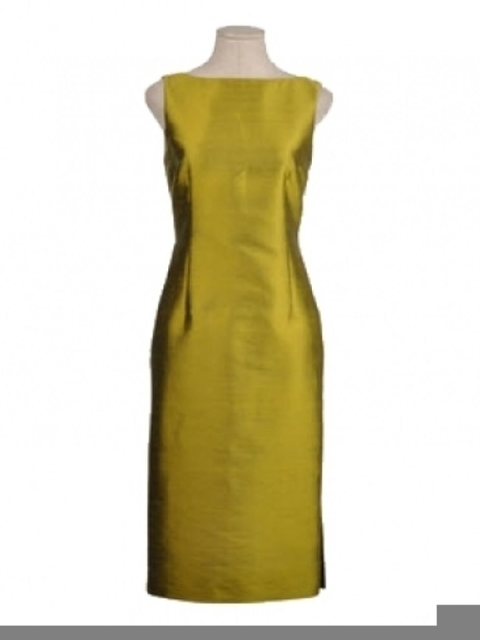 Yellow, Dress, Textile, One-piece garment, Pattern, Formal wear, Day dress, Fashion, Neck, Teal, 
