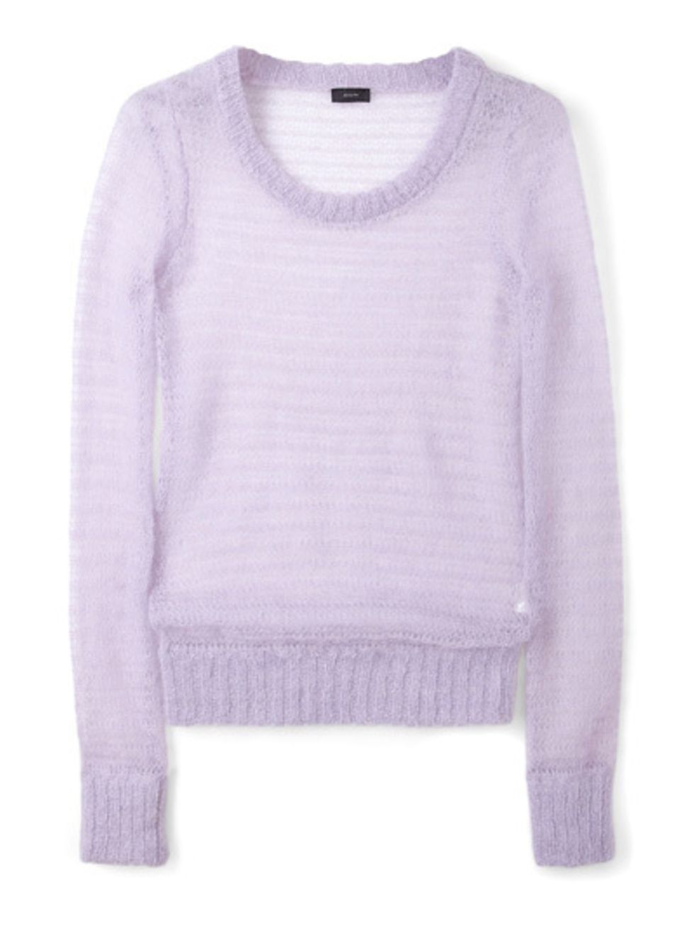Product, Sweater, Sleeve, Textile, Outerwear, White, Purple, Wool, Lavender, Pattern, 