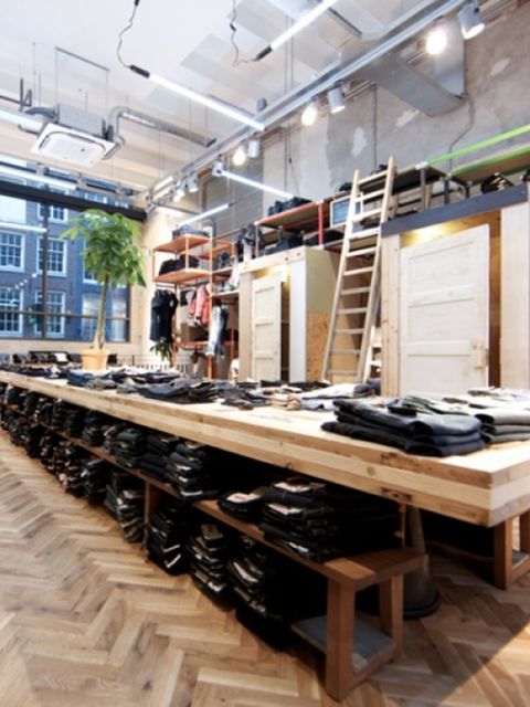 Fauteuil Wennen aan Maken Nieuwe Levi's® Store in Amsterdam