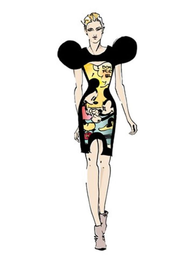 Minnie-Mouse-Londen-Fashion-Week