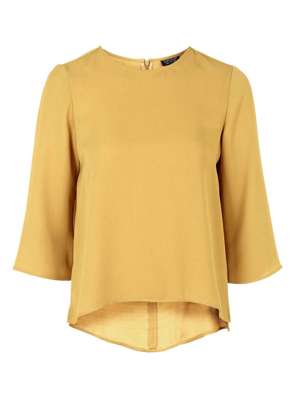 Product, Yellow, Brown, Sleeve, Textile, Outerwear, White, Collar, Khaki, Coat, 