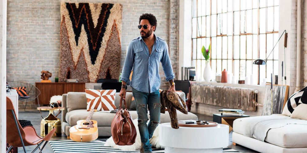 Geen grap! Lenny Kravitz lanceert een interieurcollectie Geen grap! Lenny Kravitz lanceert een interieurcollectie